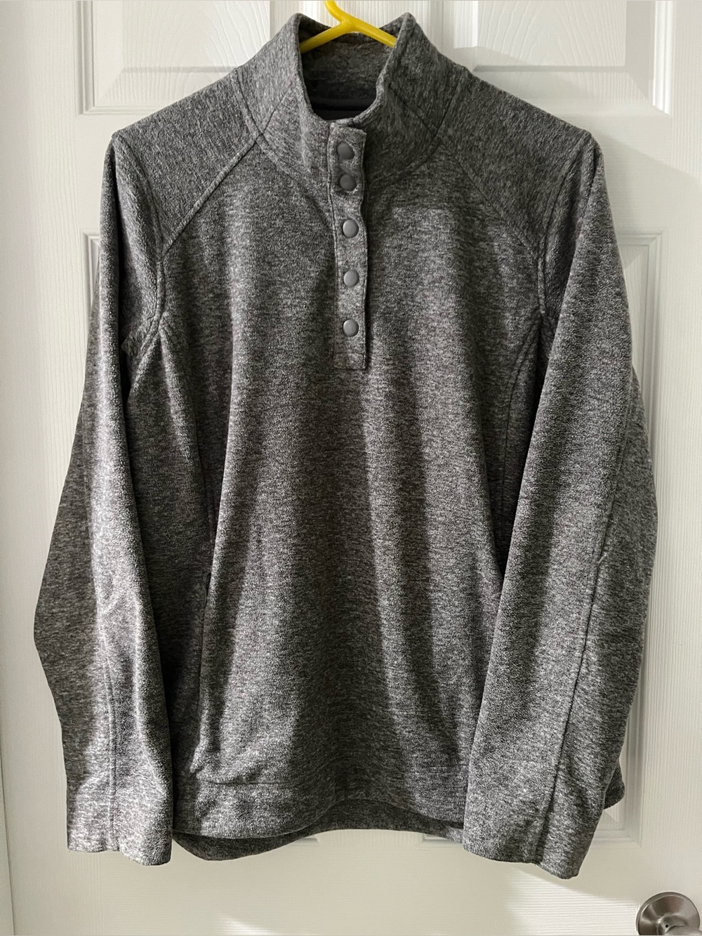Duluth Trading Frost Lake Fleece Pullover Gray 1/4 Snap Women’s Size: Large